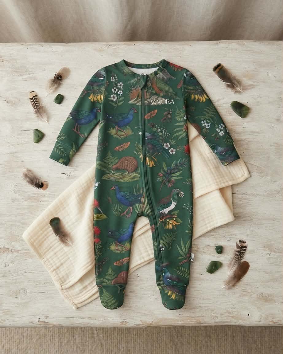 PRE-ORDER 24 NOVEMBER: MANU BAMBOO ONESIE Uira