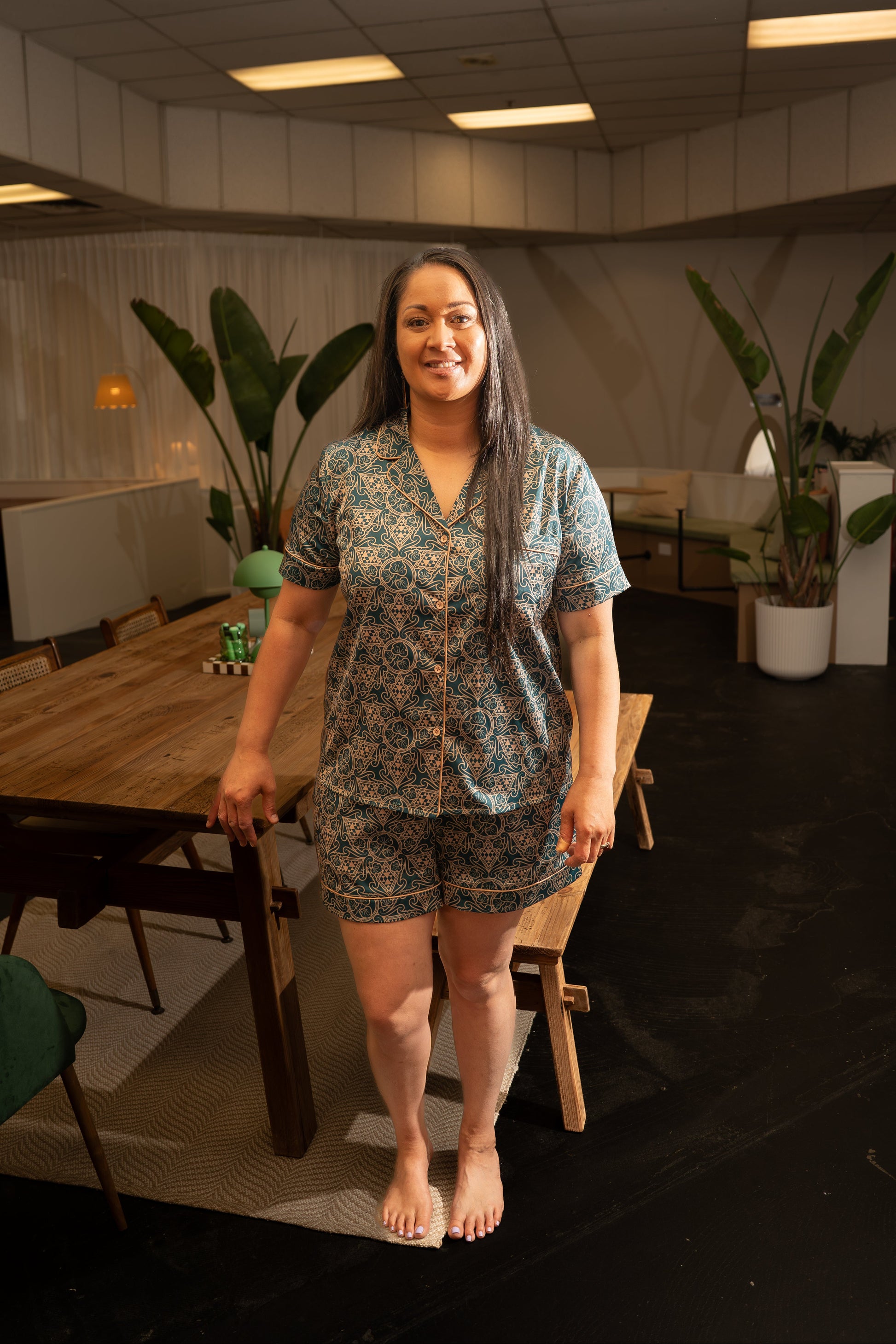 Ladies Te Heu Heu Sleepwear Set naturallyaio