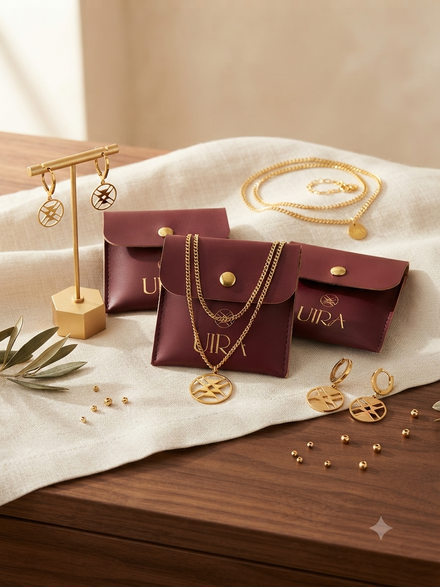 UIRA HOLLOW JEWELLERY SET Uira