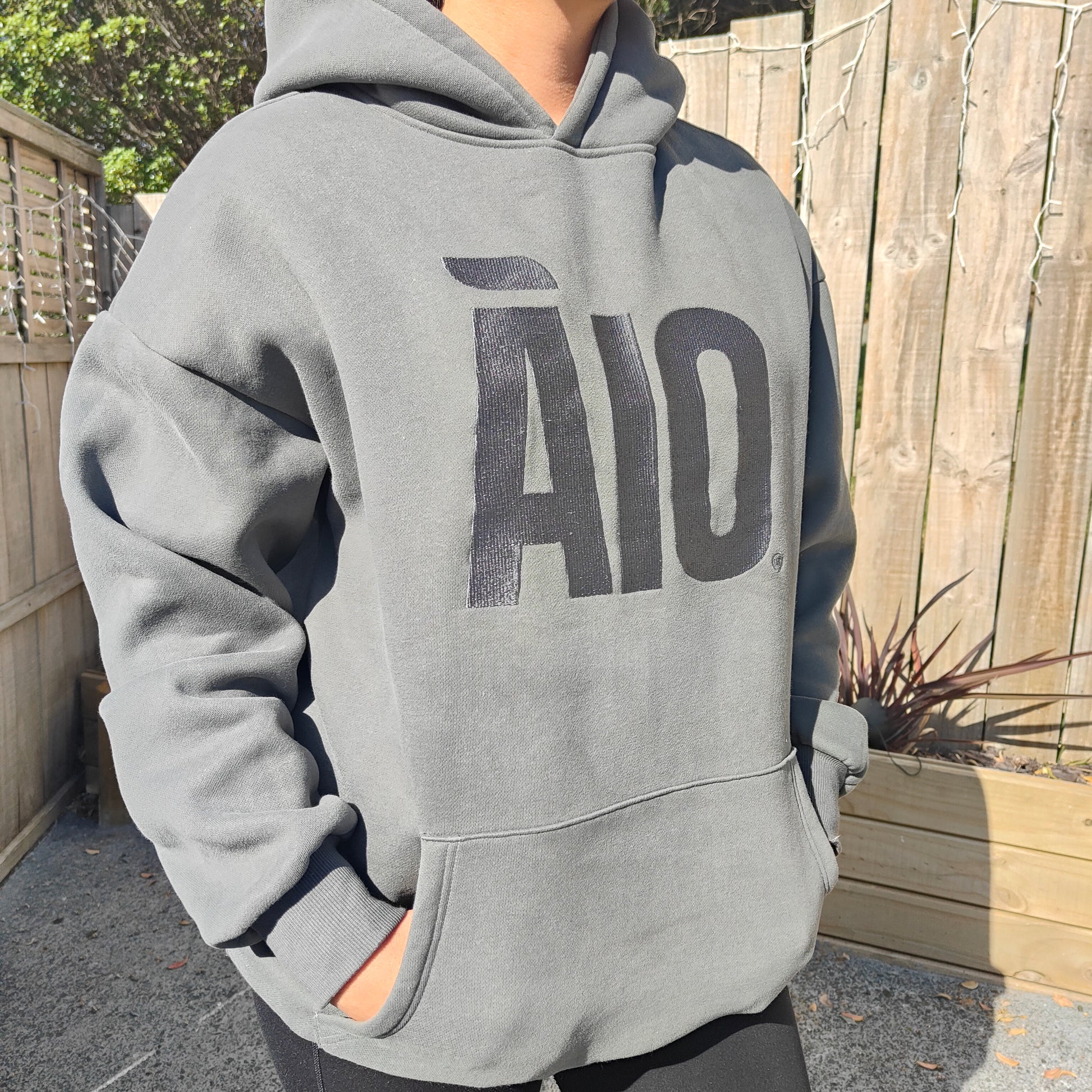 PRE-ORDER: DARK GREY ADULTS ĀIO HOODIE naturallyaio
