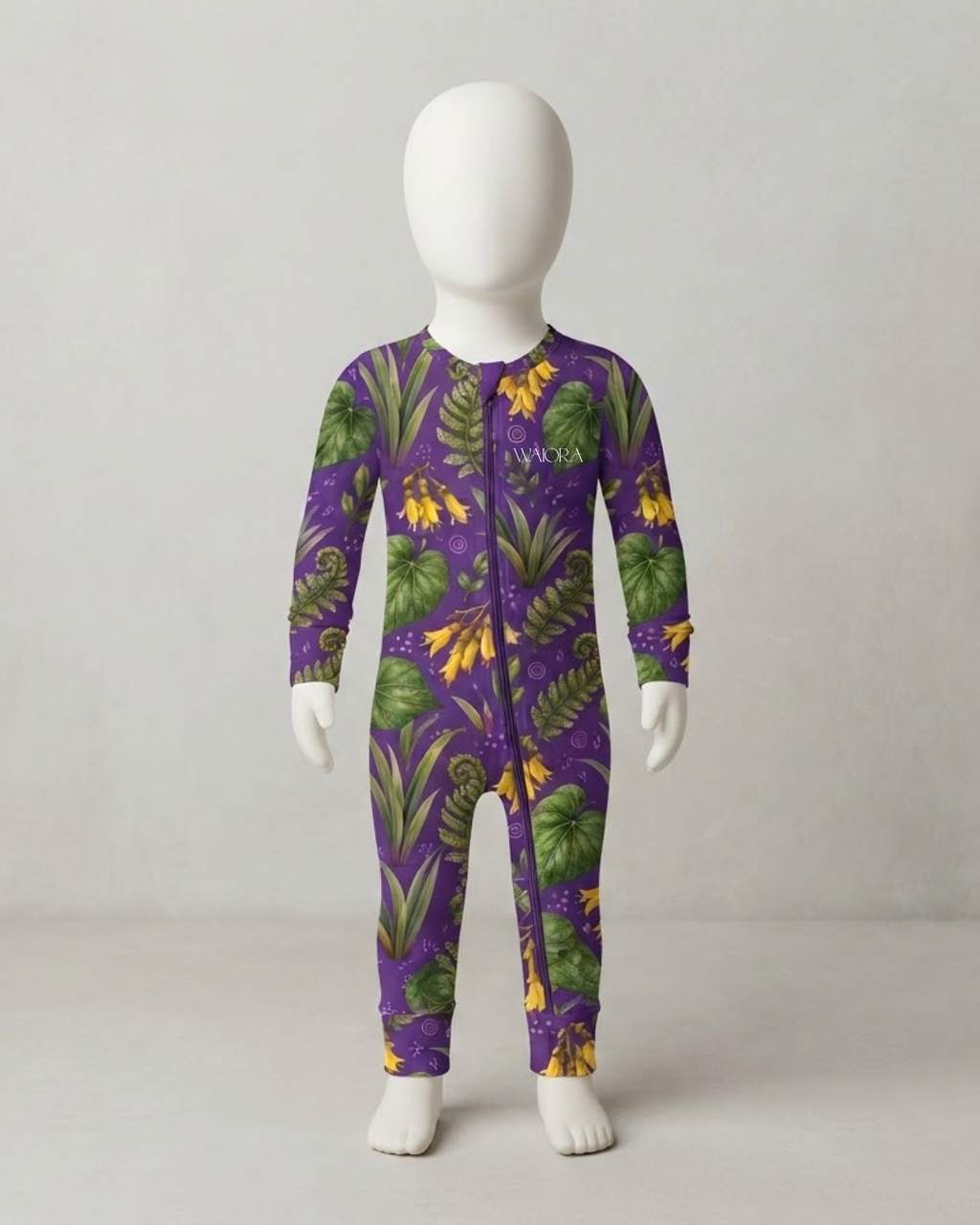 KOWHAI BAMBOO ONESIE Uira